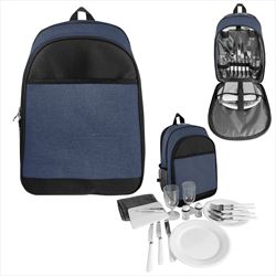 JH35014 Lakeside Picnic Set Cooler Backpack With Custom Imprint